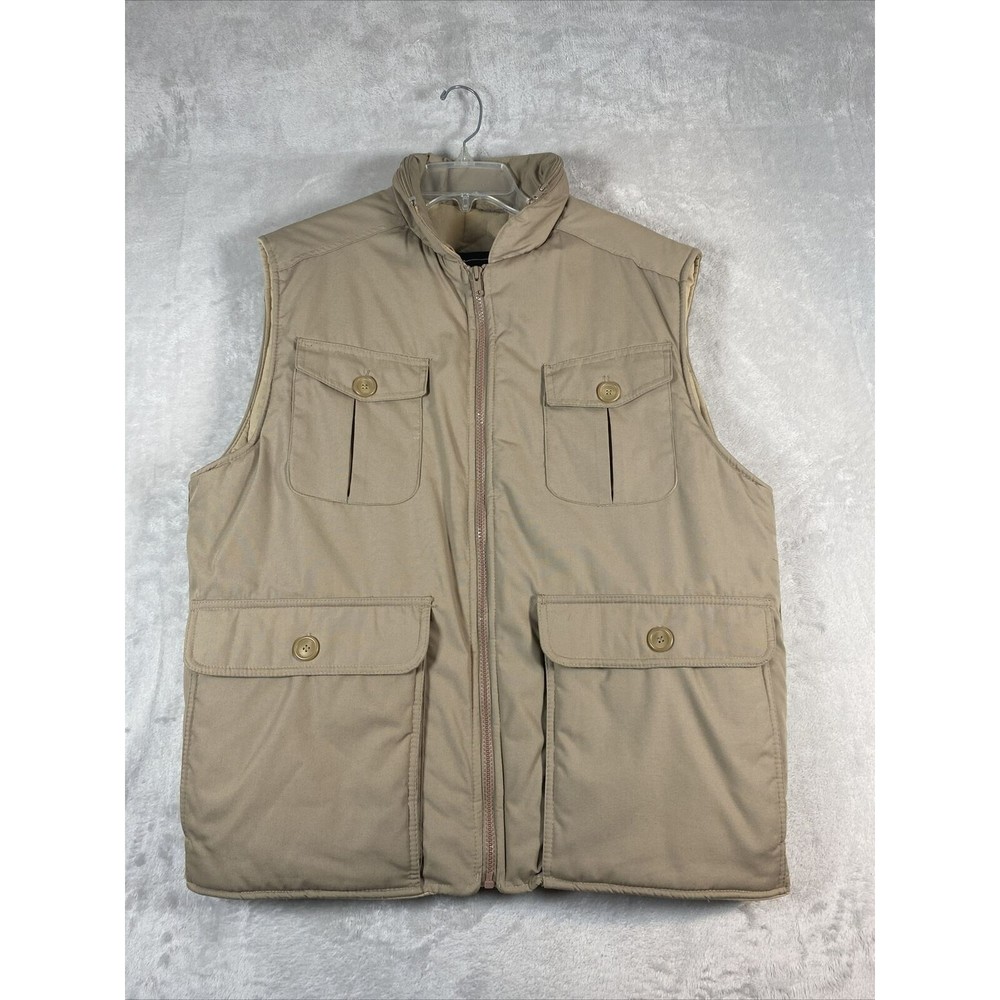 Current Seen Vintage‎ Canvas Puffer Cargo Vest, Large